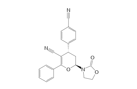 (2RS,4RS)-3,4-Dihydro-4-(p-cyanophenyl)-6-phenyl-2-(2'-oxo-3'-oxazolidinyl)-2H-pyran-5-carbonitrile