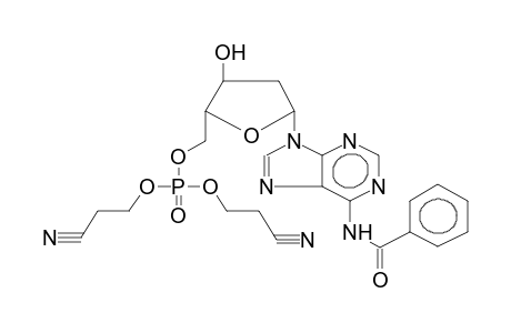 5'-O-BIS(CYANOETHOXY)PHOSPHORYL-N-BENZOYLADENOSINE
