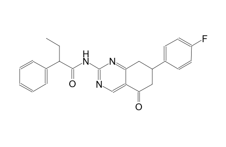 N-[7-(4-fluorophenyl)-5-oxo-5,6,7,8-tetrahydro-2-quinazolinyl]-2-phenylbutanamide