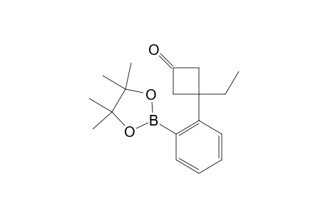 3-ETHYL-3-[2-(4,4,5,5-TETRAMETHYL-1,3,2-DIOXABOROLAN-2-YL)-PHENYL]-CYCLOBUTANONE