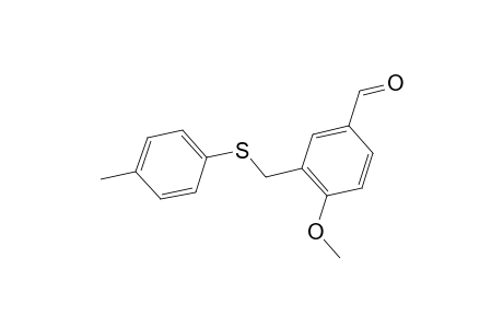 Benzaldehyde, 4-methoxy-3-(4-methylphenylthiomethyl)-