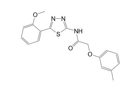 N-[5-(2-methoxyphenyl)-1,3,4-thiadiazol-2-yl]-2-(3-methylphenoxy)acetamide