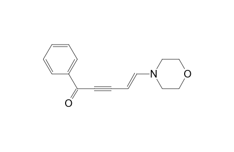 4-Penten-2-yn-1-one, 5-(4-morpholinyl)-1-phenyl-