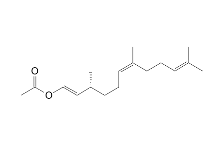 (-)-(1E,3R,6Z)-3,7,11-Trimethyldodeca-1,6,10-trien-1-yl Acetate