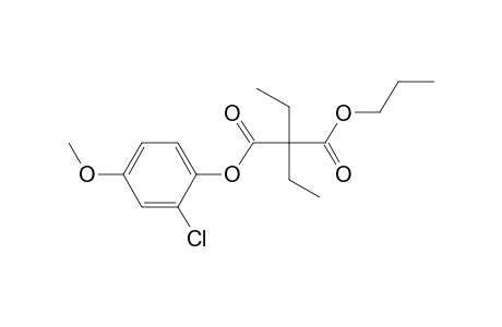 Diethylmalonic acid, 2-chloro-4-methoxyphenyl propyl ester