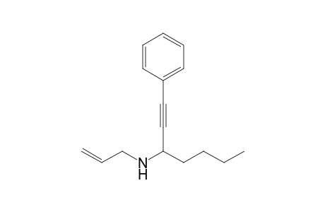 N-Allyl-1-phenyl-1-heptyn-3-amine
