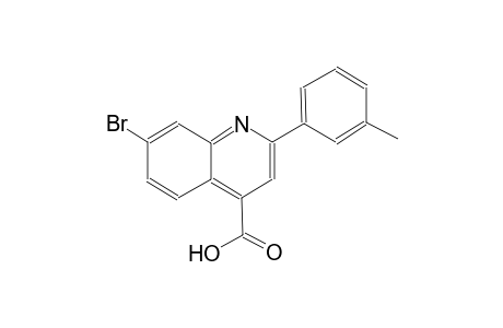 7-bromo-2-(3-methylphenyl)-4-quinolinecarboxylic acid