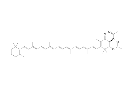 (2R,3S)-2,3-Diacetoxy-.beta.,.beta.-caroten-4-one