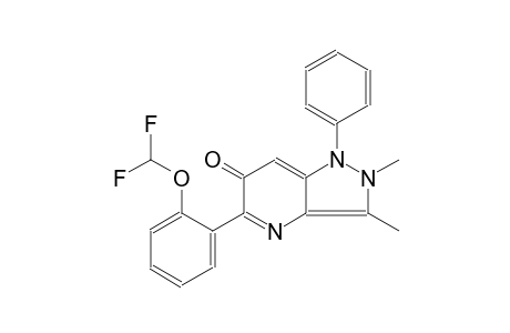5-[2-(difluoromethoxy)phenyl]-2,3-dimethyl-1-phenyl-1,2-dihydro-6H-pyrazolo[4,3-b]pyridin-6-one