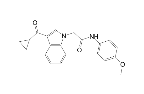 2-[3-(cyclopropylcarbonyl)-1H-indol-1-yl]-N-(4-methoxyphenyl)acetamide