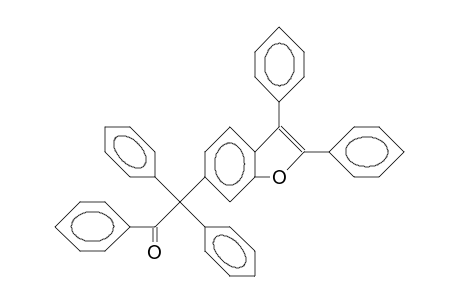 6-(1,1,2-Triphenyl-2-oxo-ethyl)-2,3-diphenyl-benzo(B)furan