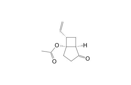 Bicyclo[3.2.0]heptan-2-one, 5-(acetyloxy)-6-ethenyl-, (1.alpha.,5.alpha.,6.alpha.)-