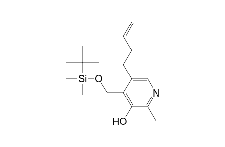 3-Hydroxy-5-( 3'-butenyl)-4-[(t-butyl)dimethylsilyloxymethyl]-2-methylpyridine