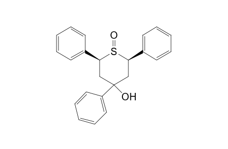 cis-TETRAHYDRO-2,4,6-TRIPHENYLTHIOPYRAN-4^a-OL, 1-OXIDE