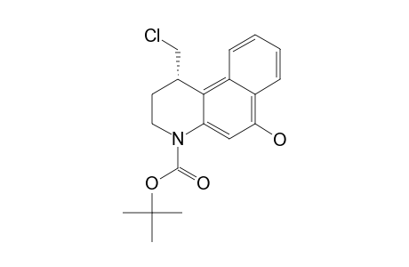 4-(TERT.-BUTYLOXYCARBONYL)-1-(CHLOROMETHYL)-6-HYDROXY-1,2,3,4-TETRAHYDROBENZO-[F]-QUINOLINE