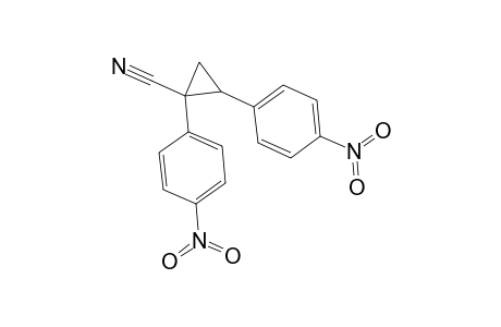 Cyclopropanecarbonitrile, 1,2-bis(p-nitrophenyl)-