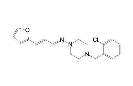 1-piperazinamine, 4-[(2-chlorophenyl)methyl]-N-[(E,2E)-3-(2-furanyl)-2-propenylidene]-