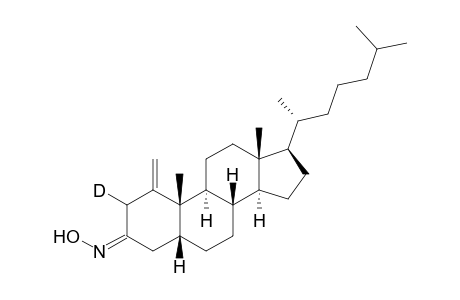 (5R,8S,9S,10S,13R,14S,17R)-2-deuterio-10,13-dimethyl-1-methylene-17-[(2R)-6-methylheptan-2-yl]-4,5,6,7,8,9,11,12,14,15,16,17-dodecahydrocyclopenta[a]phenanthren-3-one oxime