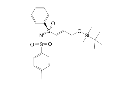 N-[[(E)-3-[tert-butyl(dimethyl)silyl]oxyprop-1-enyl]-keto-phenyl-persulfuranylidene]-4-methyl-benzenesulfonamide