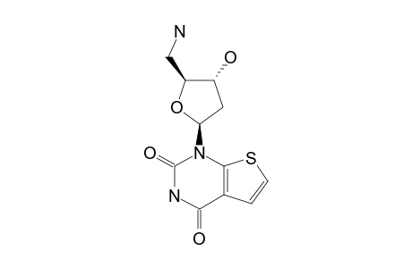 1-(5-AMINO-2,5-DIDEOXY-BETA-D-ERYTHRO-PENTOFURANOSYL)-THIENO-[2,3-D]-PYRIMIDINE-2,4(1H,3H)-DIONE