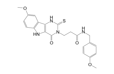 1H-pyrimido[5,4-b]indole-3-propanamide, 2,3,4,5-tetrahydro-8-methoxy-N-[(4-methoxyphenyl)methyl]-4-oxo-2-thioxo-