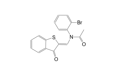 N-(2-bromophenyl)-N-[(Z)-(3-oxo-1-benzothien-2(3H)-ylidene)methyl]acetamide