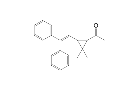 1-Acetyl-3-(2,2-diphenylvinyl)-2,2-dimethylcyclopropane