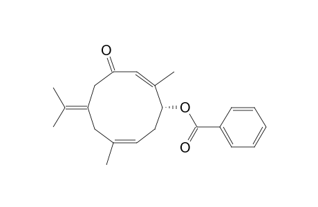 2,6-Cyclodecadien-1-one, 4-(benzoyloxy)-3,7-dimethyl-9-(1-methylethylidene)-, [R-(Z,E)]-