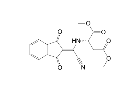 L-Aspartic acid, N-[cyano(1,3-dihydro-1,3-dioxo-2H-inden-2-ylidene)methyl]-, dimethyl ester
