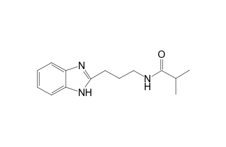 N-[3-(1H-benzimidazol-2-yl)propyl]-2-methylpropanamide