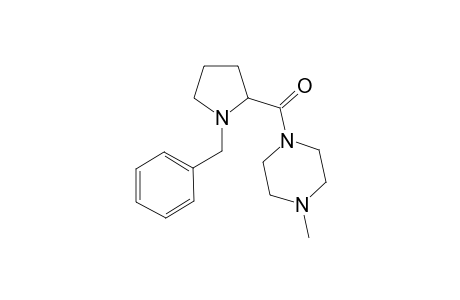 1-(1'-Benzylpyrrolidine-2'-carbonyl)-4-methylpiperazine