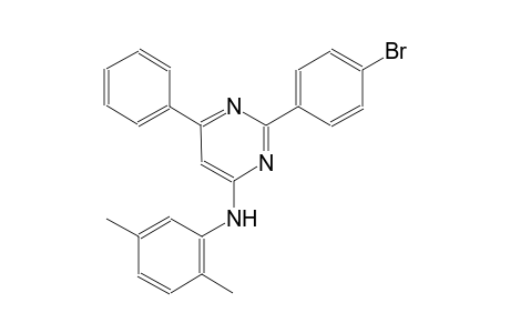 2-(4-bromophenyl)-N-(2,5-dimethylphenyl)-6-phenyl-4-pyrimidinamine