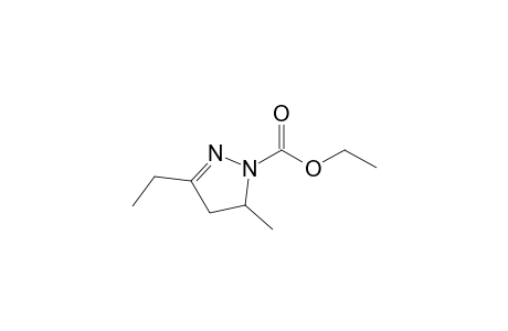 3-Ethyl-5-methyl-2-pyrazoline-1-carboxylic acid ethyl ester