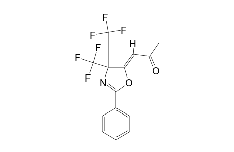 (Z)-[2-PHENYL-4,4-BIS-(TRIFLUOROMETHYL)-2-OXAZOLINE-5-YLIDENE]-ACETONE