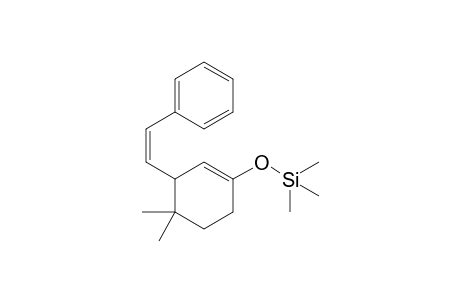 ({4,4-Dimethyl-3-[(Z)-2-phenylethenyl]-1-cyclohexen-1-yl}oxy)(trimethyl)silane