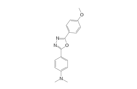 2-(4-DIMETHYLAMINOPHENYL)-5-(4-METHOXYPHENYL)-1,3,4-OXADIAZOLE