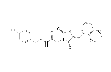 3-thiazolidineacetamide, 5-[(2,3-dimethoxyphenyl)methylene]-N-[2-(4-hydroxyphenyl)ethyl]-2,4-dioxo-, (5Z)-