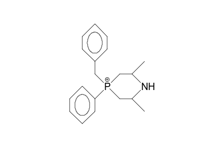 4-Benzyl-2,6-dimethyl-4-phenyl-1-azaphosphorinanium cation (ph ax)