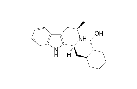 {(1R,2S)-2-[((1S,3R)-1',2',3',4'-Tetrahydro-3'-methyl-.beta.-carbolin-1'-yl)methyl]cyclohex-1-yl}-methanol