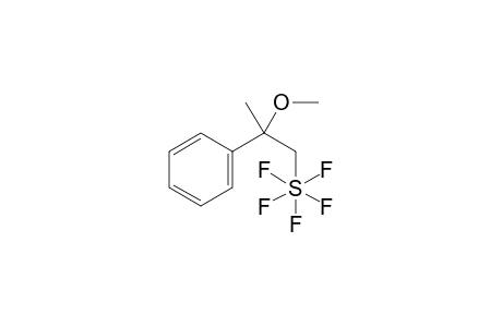 pentafluoro(2-methoxy-2-phenylpropyl)-lamda-6-sulfane