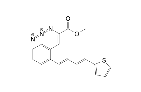 Methyl .alpha.-azido-2-[4'-(2"-thienyl)buta-1',3'-dienyl]cinnamate