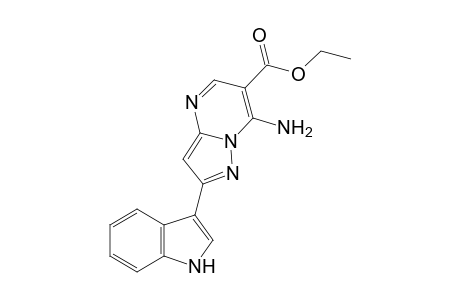 Ethyl 7-amino-2-(1H-indol-3-yl)pyrazolo[1,5-a]pyrimidine-6-carboxylate