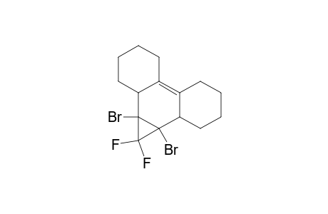 1H-Cyclopropa[l]phenanthrene, 1a,9b-dibromo-1,1-difluoro-1a,1b,2,3,4,5,6,7,8,9,9a,9b-dodecahydro-, (1a.alpha.,1b.alpha.,9a.alpha.,9b.alpha.)-