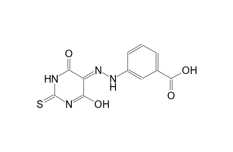 3-[(2E)-2-(4-hydroxy-6-oxo-2-thioxo-1,6-dihydro-5(2H)-pyrimidinylidene)hydrazino]benzoic acid
