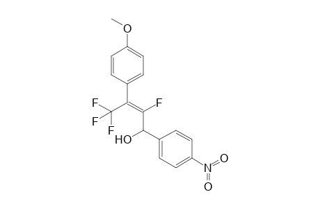 (E)-2,4,4,4-tetrafluoro-3-(4-methoxyphenyl)-1-(4-nitrophenyl)-2-buten-1-ol