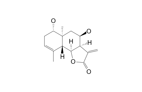 (3ar,4R,5as,6S,9ar,9bs)-4,6-Dihydroxy-5A,9-dimethyl-3-methylidene-4,5,6,7,9A,9B-hexahydro-3ah-benzo[G][1]benzofuran-2-one