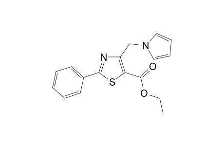 Ethyl 2-phenyl-4-(1'-pyrrolmethyl)thiazole-5-carboxylate