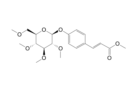 Coumaric acid 4-o-.beta.-D-glucopyranoside, 5me derivative