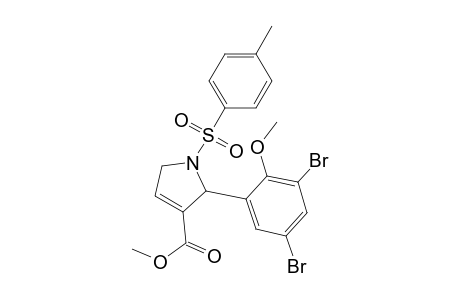 Methyl 2,5-Dihydro-2-(3,5-dibromo-2-methoxyphenyl)-1-tosylpyrrolin-3-carboxylate