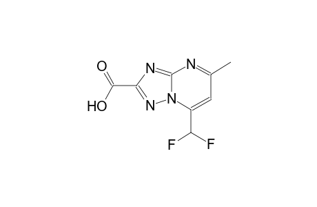 1,2,4-Triazolo[1,5-a]pyrimidine-2-carboxylic acid, 7-difluoromethyl-5-methyl-